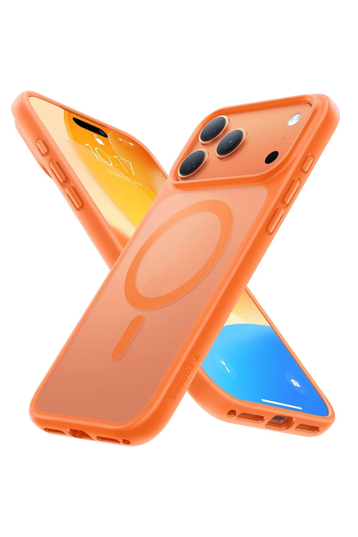 Torras Apple iPhone 17 Pro Max Guardian Magsafe Kılıf Turuncu