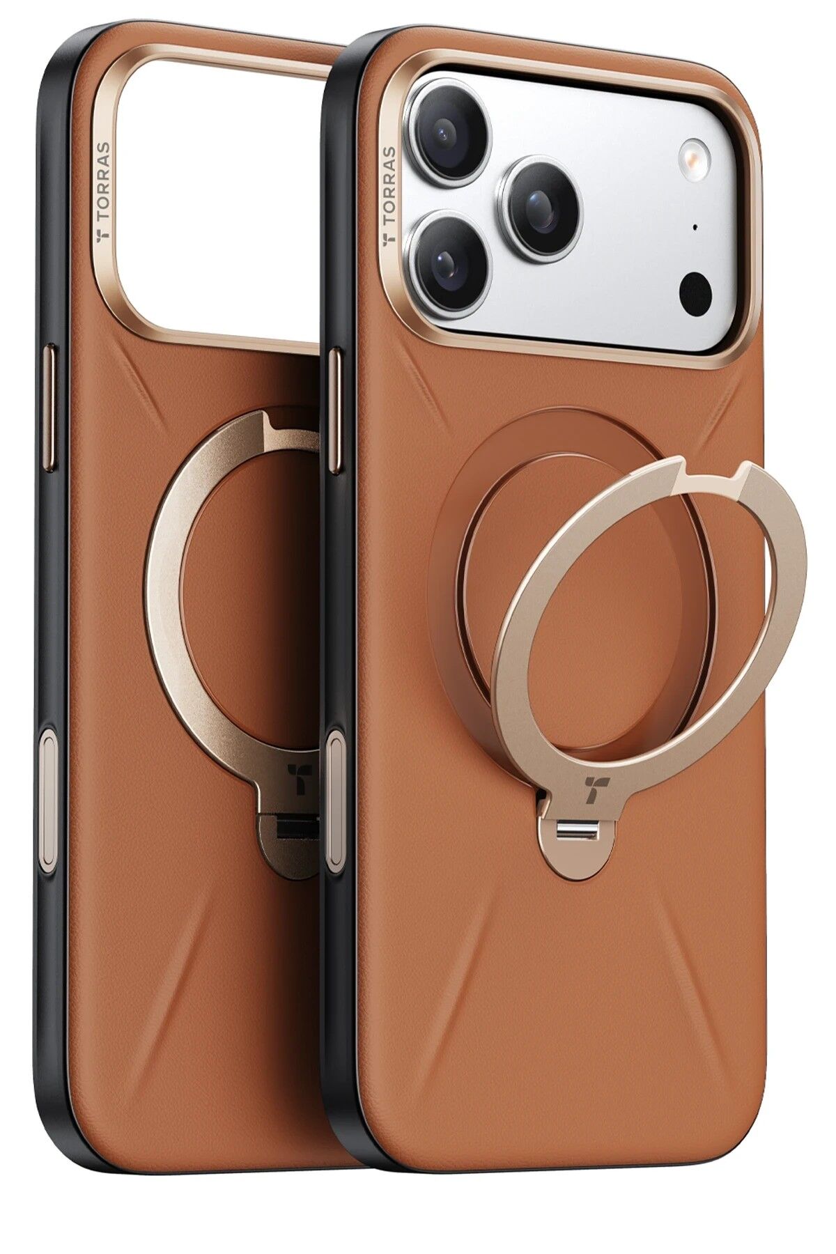 Torras Apple iPhone 17 Pro Max O Stand Spin VegSkin Serisi Magsafe Kılıf