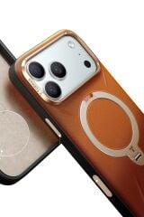 Torras Apple iPhone 17 Pro Max O Stand Spin VegSkin Serisi Magsafe Kılıf